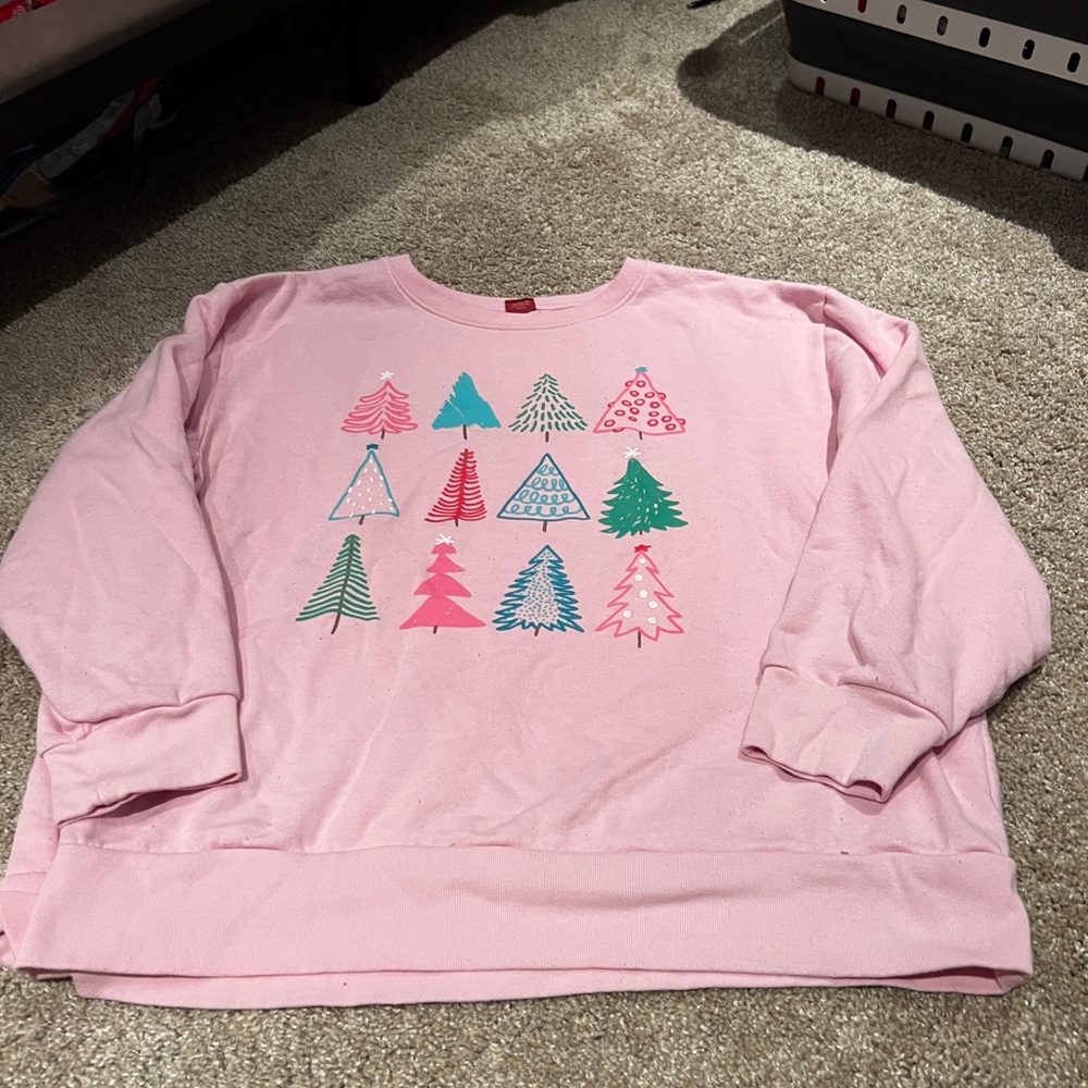 Pink Graphic Sweatshirt XXL